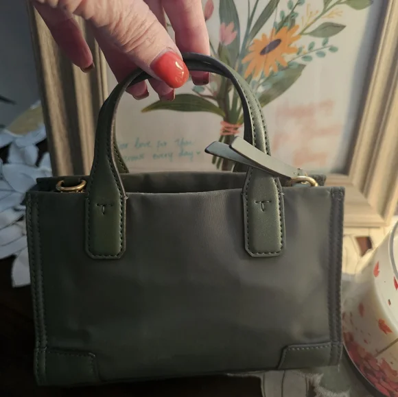 Tory Burch• Mini ELLA Tote Bag.  In "PALM LEAF" EUC 💯Authentic - Picture 11 of 11